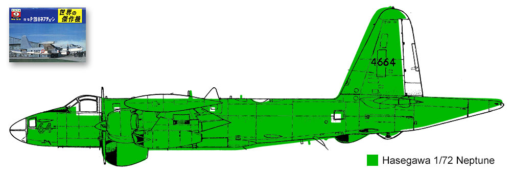 Famous Airplane drawing compared to Hasegawa Neptune