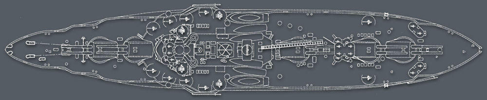 USS New York deck plan 1942